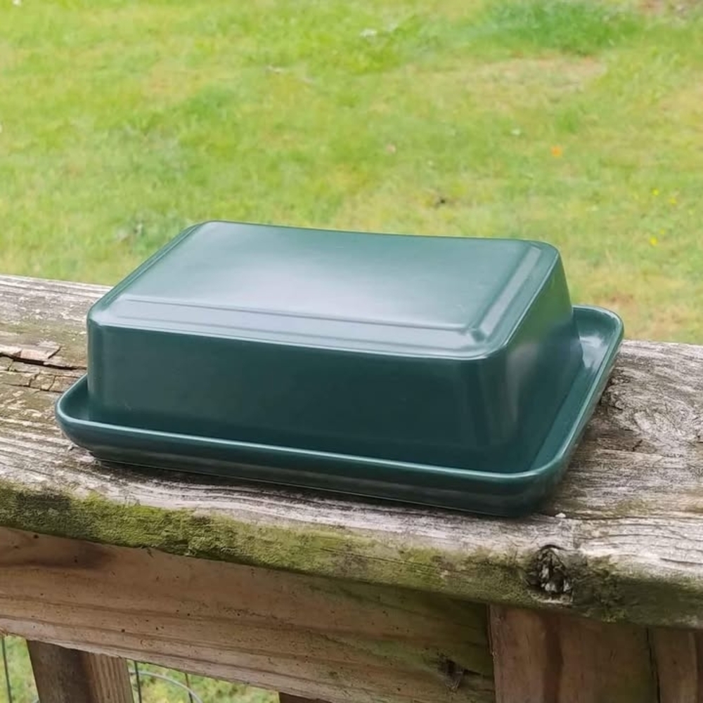 Dowan Ceramic Covered Butter Dish For All Sizes Of Butter - Kitchen Wares